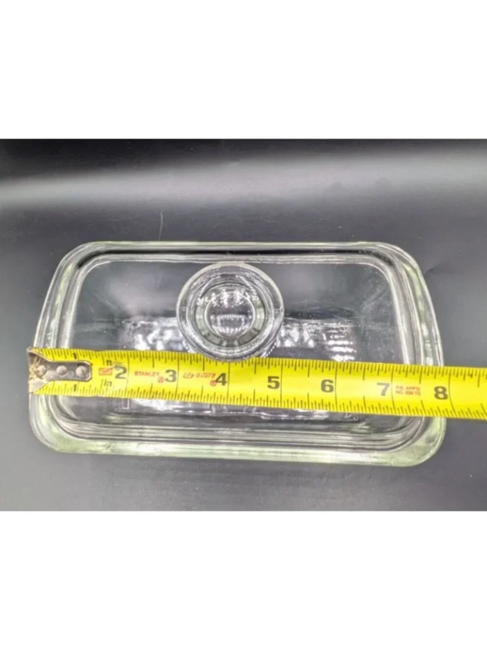 Vintage Pyrex Westinghouse Clear Glass Refrigerator Baking Dish Loaf Pan w/ Lid